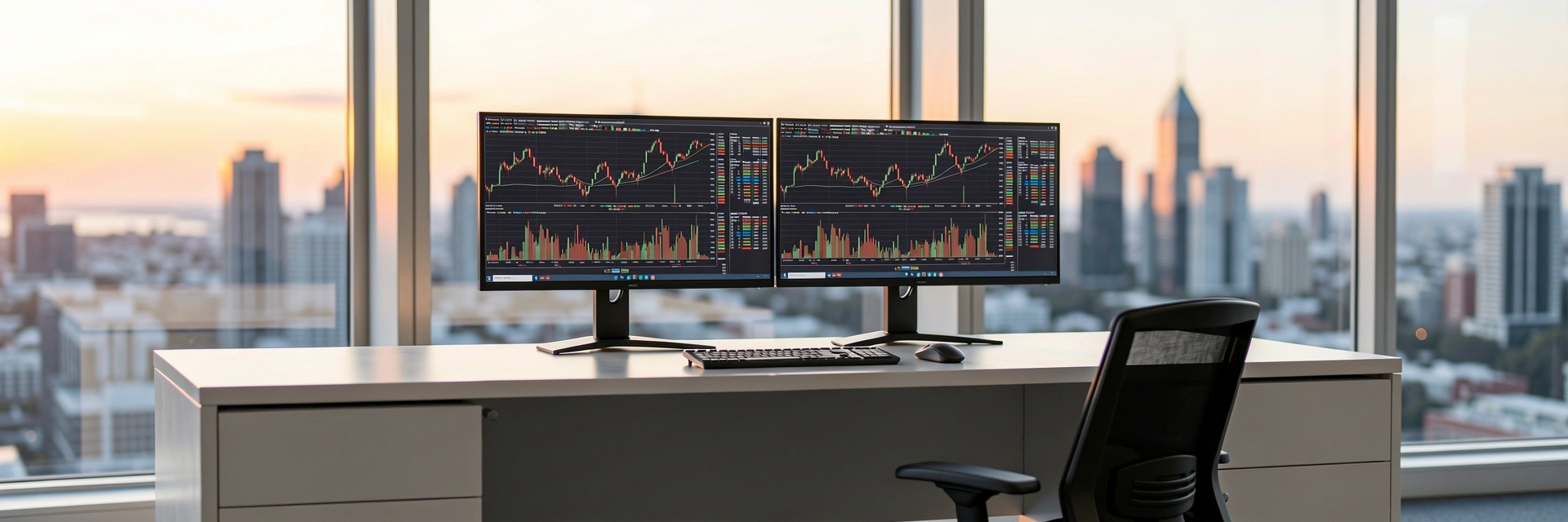 Professional trading environment at Alltavero